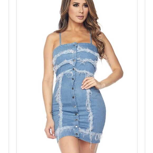 Denim Dress - Picture 1 of 6
